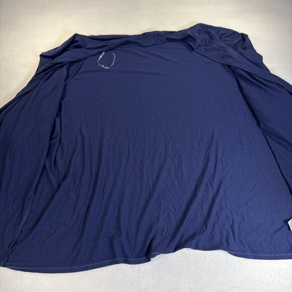 Kim Rogers Open Front Cardigan Size XL Navy Blue 3/4 sleeve - Picture 6 of 9
